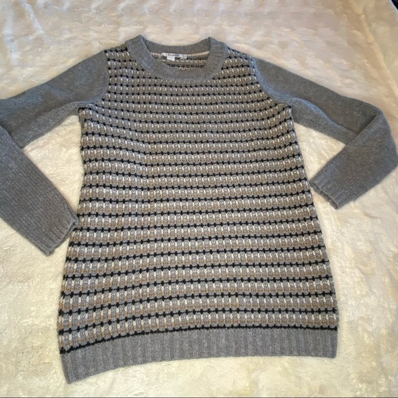 Boden Sz 4 Stripy Stitch Jumper (WK910) Grey Sweater - Picture 8 of 8